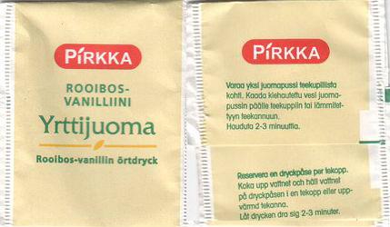 Pirkka XYZ18 Rooibos Vanilliini Yrttijuoma