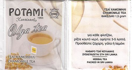 Potami Olga Tea Chamomile Tea