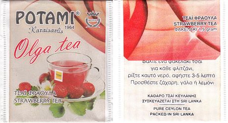 Potami Olga Tea Strawberry Tea