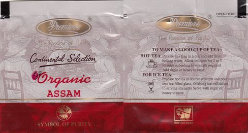 Premiers Passon of Purity Organic Assam Foil