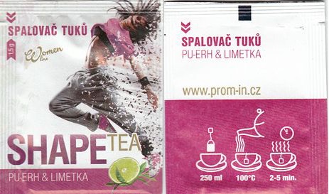 Prom in 01 Women Line Spalovac Tuku Shape Tea Pu Erh & Limetka