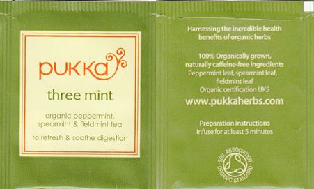 Pukka 04 Three Mint Soil Association