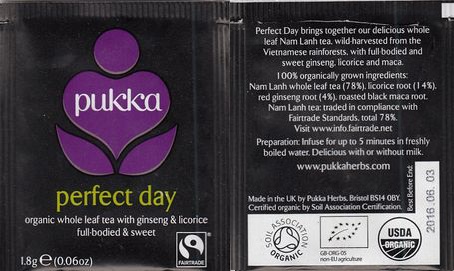 Pukka 06 Perfect Day Fairtrade 3 Logos