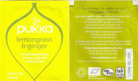 Pukka 07 Lemongrass & Ginger 4 Logos