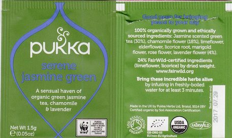 Pukka 07 Serene Jasmine Green Wwf