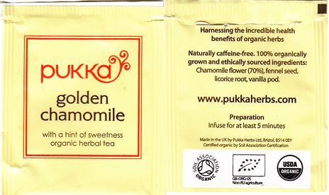 Pukka Golden Chamomile No Flap