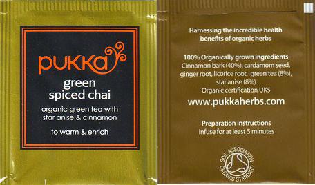 Pukka Green Spiced Chai