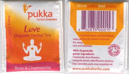 Pukka Love Rose & Chamomile