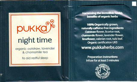 Pukka Night Time