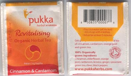 Pukka Revitalising Cinnamon & Cardamom