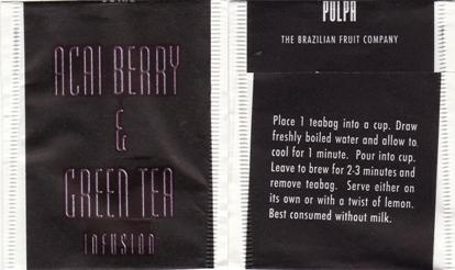 Pulpa Acai Berry & Green Tea