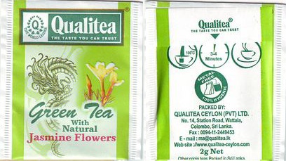 Qualitea Green Tea With Natural Jasmine Flower