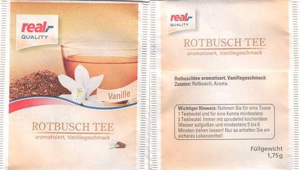 Real Quality 01219726 Rotbusch Tee Aromatisiert Vanillegeschmack