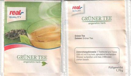 Real Quality 01219730 Grüner Tee Angenehm Herb