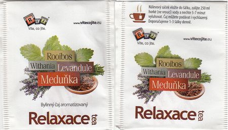 Rej 01 Relaxace Tea Rooibos Withanie Levandule Meduňka