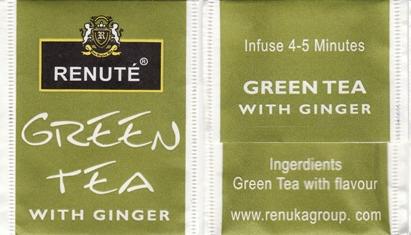 Renuté Green Tea With Ginger