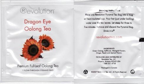 Revolution Dragon Eye Oolong Tea