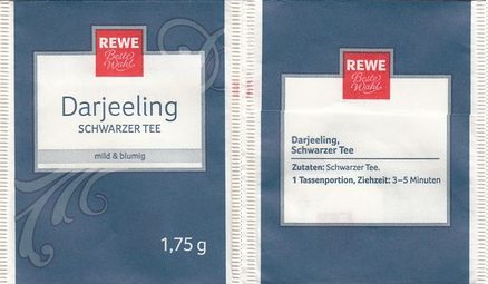 Rewe 01211413 Darjeeling Schwarzer Tee