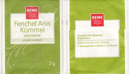 Rewe 01211414 Fenchel Anis Kümmel