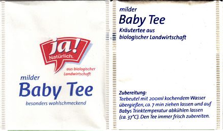 Rewe Bio Ja Naturlich Milder Baby Tee