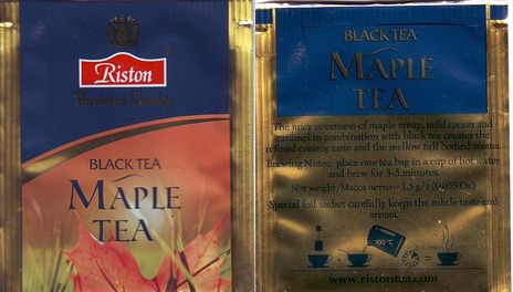 Riston Black Tea Maple Tea Foil