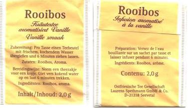 Rooibos Vanille Smaak