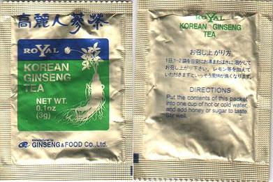 Royal Korean Ginseng Tea