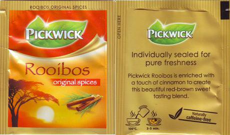 Pickwick 0 Rooibos Original Spices Foil