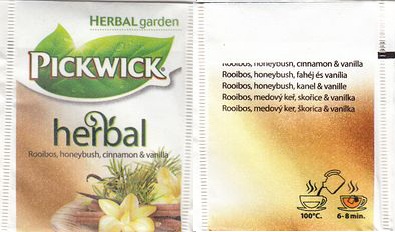 Pickwick 10 007 334 Herbal Rooibos Honeybush Cinnamon & Vanilla