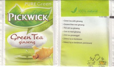 Pickwick 10 007 632 Green Tea Ginseng