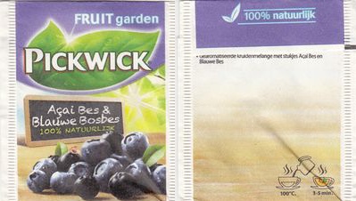 Pickwick 10 008 275 Fruit Garden Acai Bes & Blauwe Bosbes