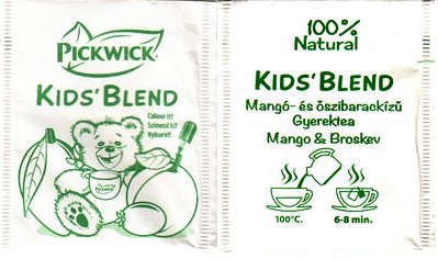 Pickwick 10 014 298 10 Kids Blend Mango a Broskev