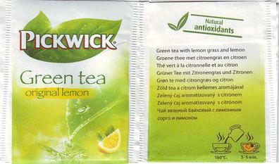 Pickwick 10 719 045 Green Tea Original Lemon