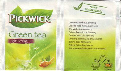 Pickwick 10 719 047 Green Tea Ginseng