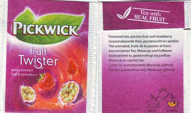 Pickwick 10 719 088 Fruit Twister Exotic Passion Fruit & Strawberry