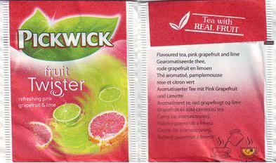 Pickwick 10 719 089 Fruit Twister Refreshing Pink Grapefruit & Lime