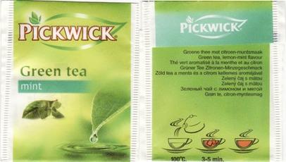 Pickwick 10 721 011 Green Tea Mint