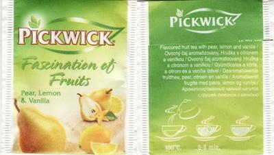 Pickwick 10 721 105 Pear Lemon & Vanilla