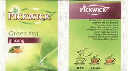 Pickwick 10 721 298 Green Tea Ginseng