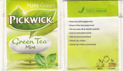 Pickwick 10012 408 Green Tea Mint