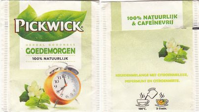 Pickwick 10014368 Herbal Goodness Goedemorgen