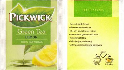 Pickwick 10015443 Green Tea Lemon