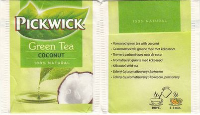 Pickwick 10015447 Green Tea Coconut