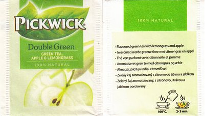 Pickwick 10015450 Double Green Green Tea Apple & Lemongrass