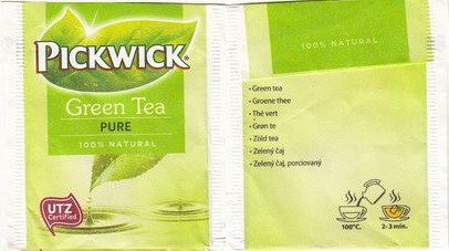 Pickwick 10016213 Green Tea Pure Utz