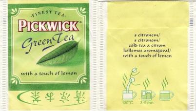 Pickwick 313 4214 Green Tea With a Touch of Lemon