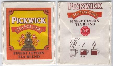 Pickwick 721 020 Tea For One Finest Ceylon Tea Blend