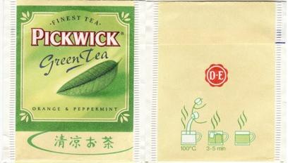 Pickwick 721 569 Green Tea Orange Peppermint