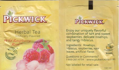 Pickwick 73461 001 Herbal Tea Wild Raspberry Rose