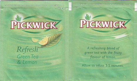 Pickwick N China Refresh Green Tea & Lemon